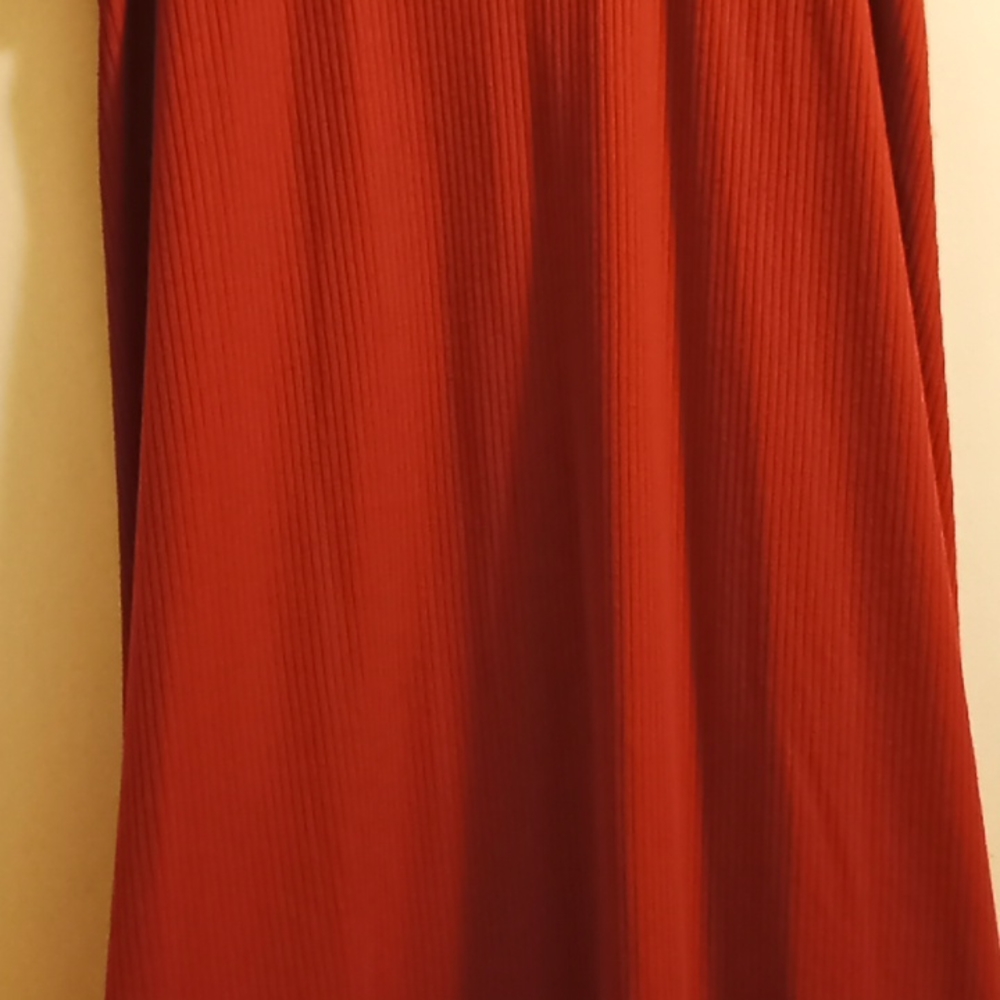 Bathing Suit Cover Up. Orange. Medium. - Picture 4 of 7